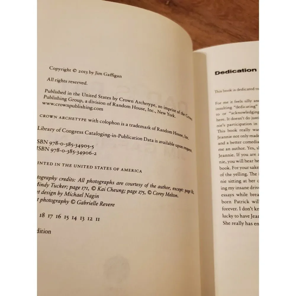 Jim Gaffigan Dad is Fat‎ Comedy Book Hardcover